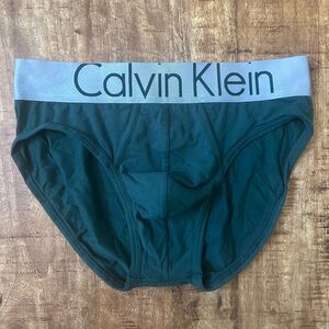 Calvin Klein Men's Dark Green Briefs